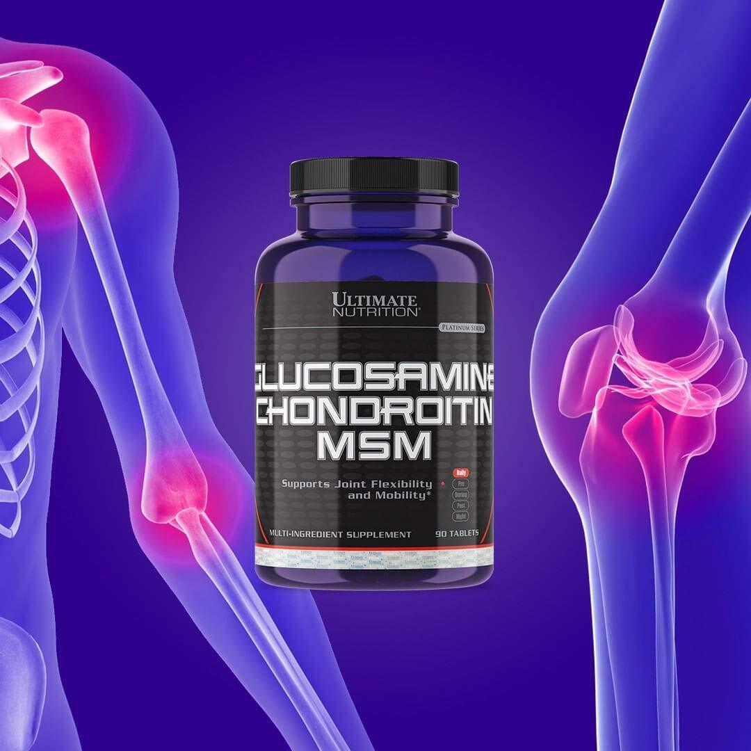 Glucosamine Chondroitin MSM Maximum Strength Joint Supplement 90 Tablets