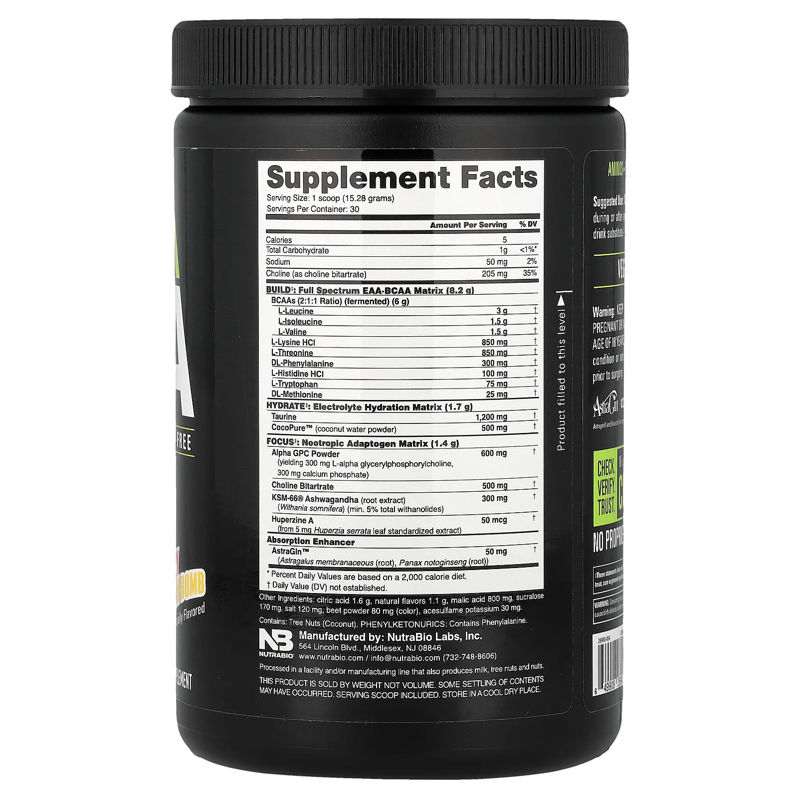Alpha EAA, Strawberry Lemon Bomb, 1 lb (458 g)