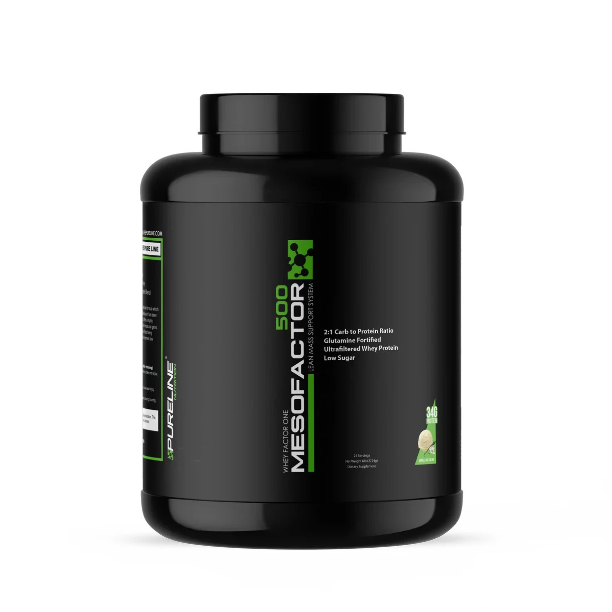 MESO FACTOR 500 BY PURELINE VANILLA ICE CREAM 5 lbs (2,275 g)