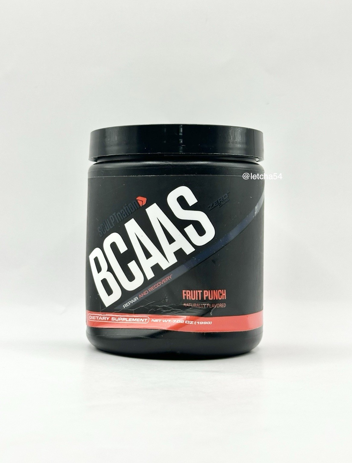 Sculpt Nation BCAAs Repair and Recovery – Fruit Punch Flavor (7.02 oz) *Dented