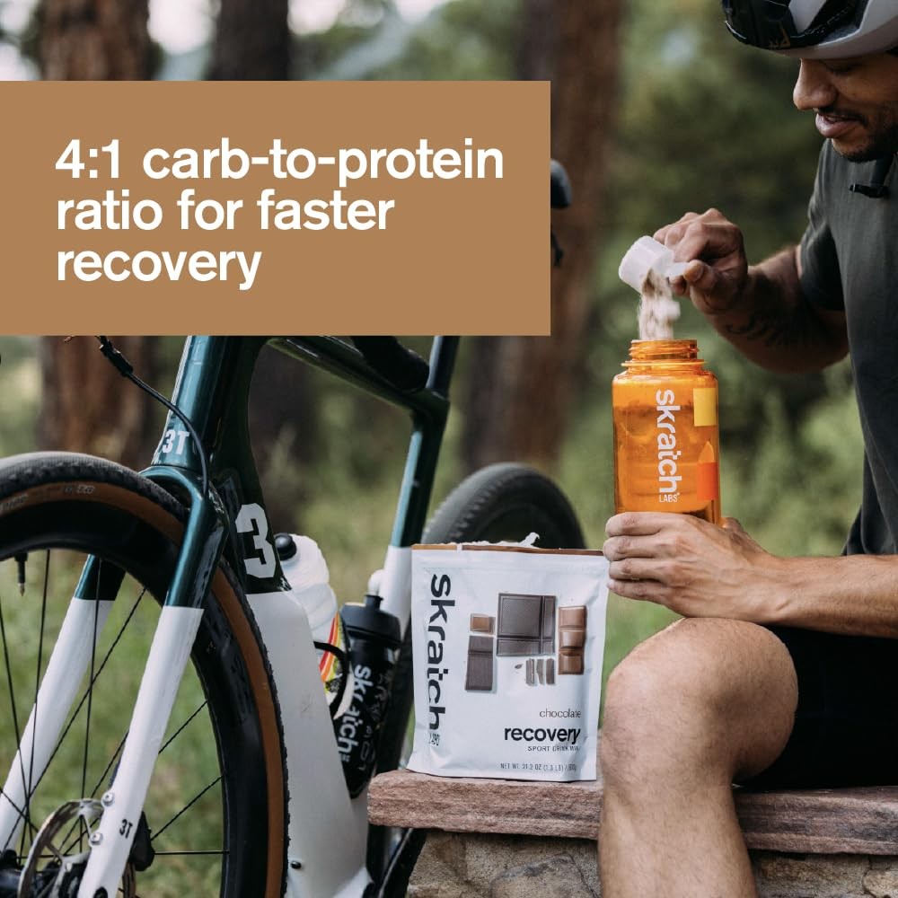 Post Workout Recovery Drink Mix with Chocolate, (21.2 oz, 12 Servings) with C…
