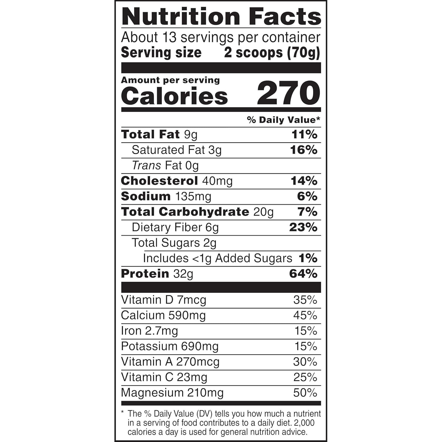 Genuine 1.93 lb Chocolate Protein – NSF Certified, 32g Protein for Muscle Growth