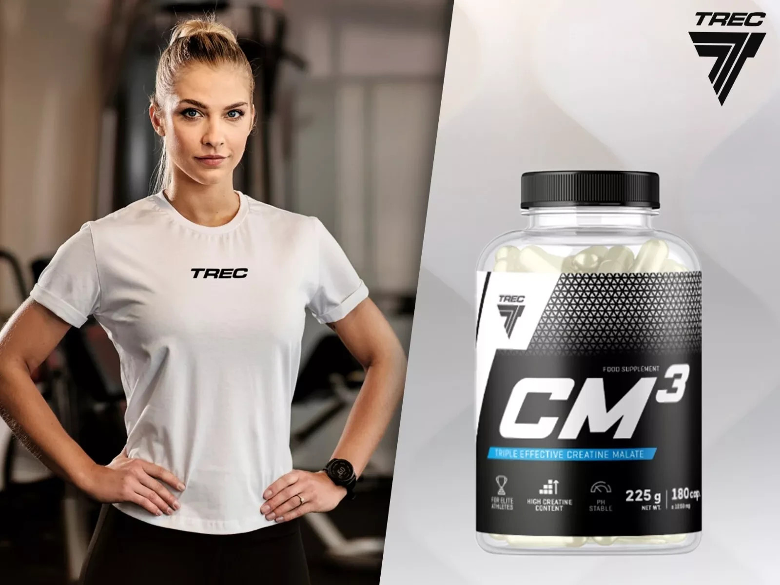 CM3 Tri-Creatine Malate Muskelwachstum Bodybuilding Kapseln Pre Workout