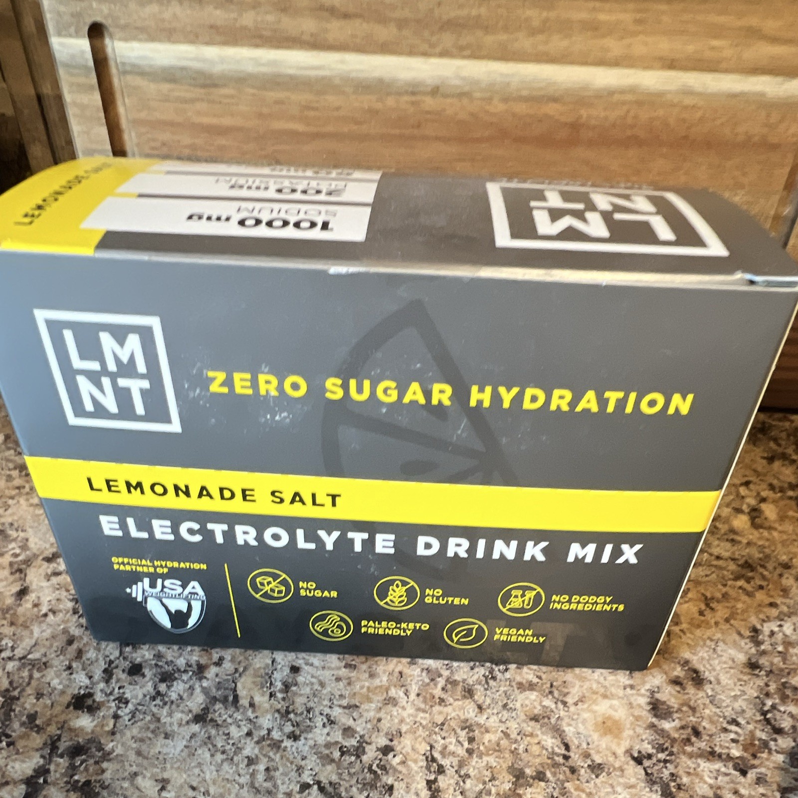 LMNT Electrolyte Drink Mix Powder Lemonade Salt, Zero Sugar, 30 Stick Packs