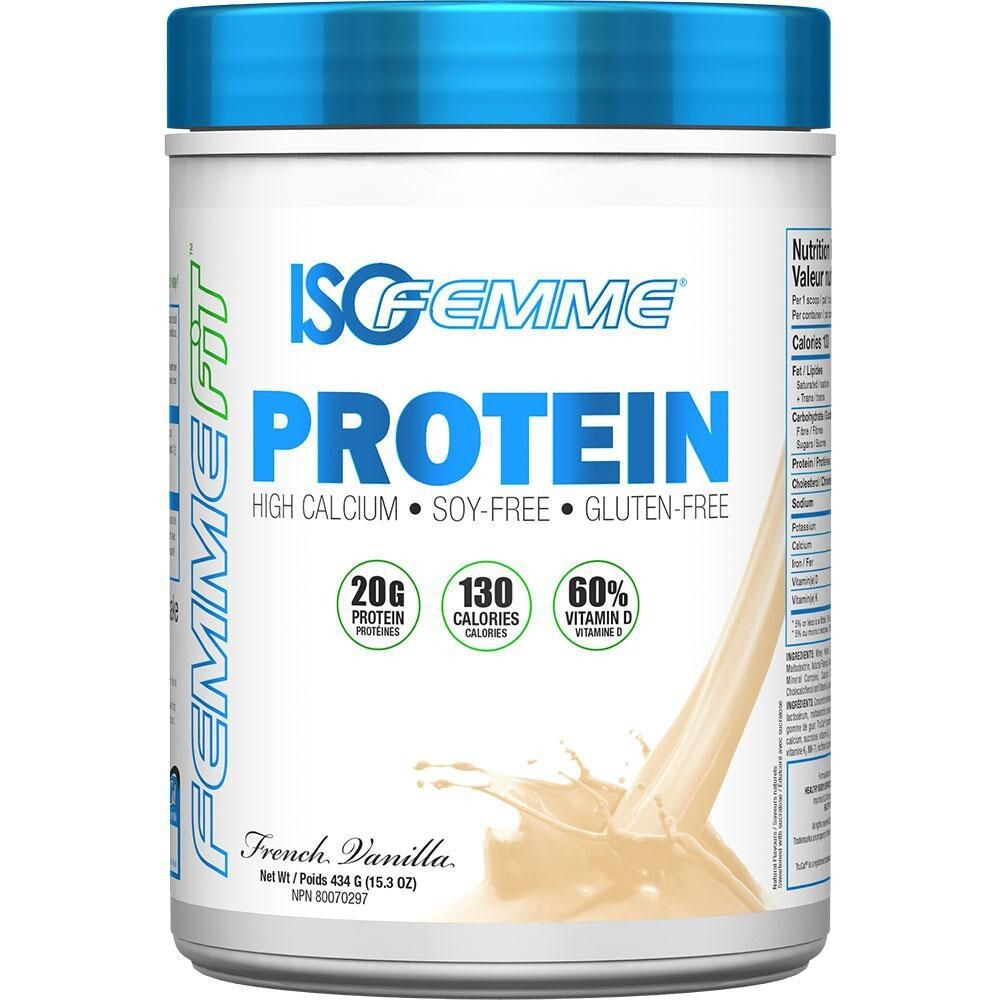 QTY: 2), ISOFEMME WOMEN Protein French Vanilla Powder 434 g