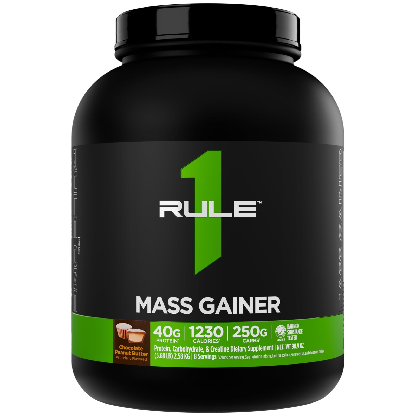 Rule 1 Proteins Mass Gainer HighCalorie Weight Gain Formula with 1,220+ Calo…