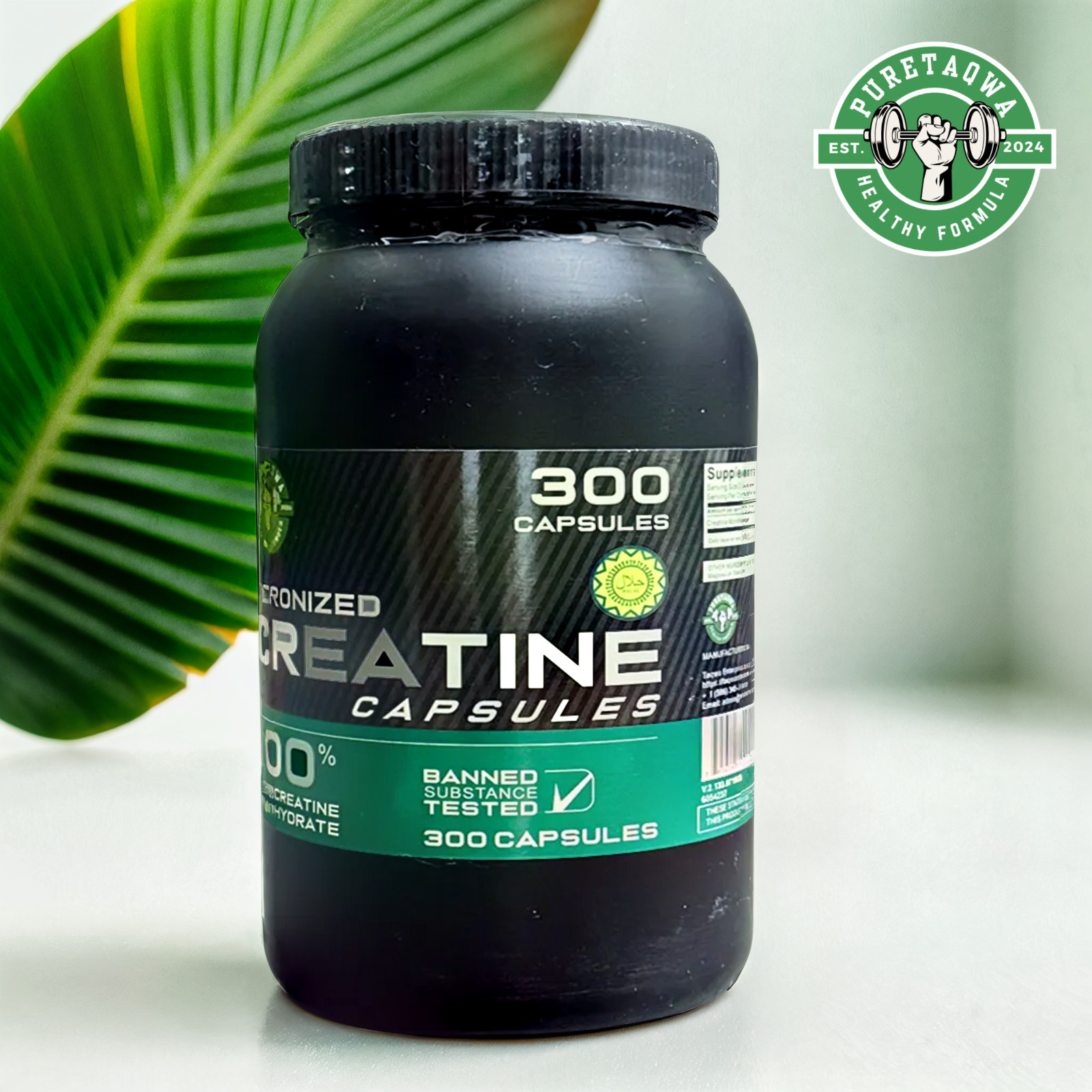Creatine Monohydrate Capsules – Muscle Growth & Energy Boost – 100% Pure