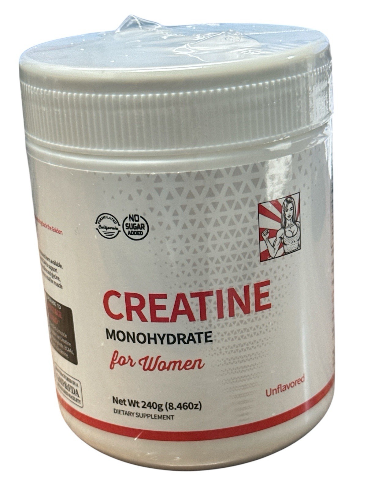 Old School Labs Creatine Monohydrate Powder for Women – 240g (30 Servings)