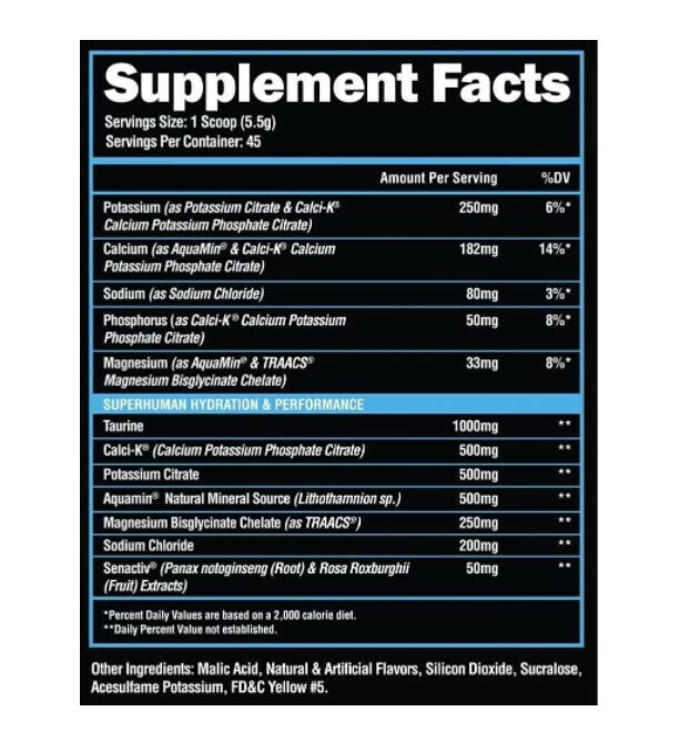 ALPHA LION SUPERHUMAN HYDRATION (45 SVG) recovery endurance electrolytes extreme