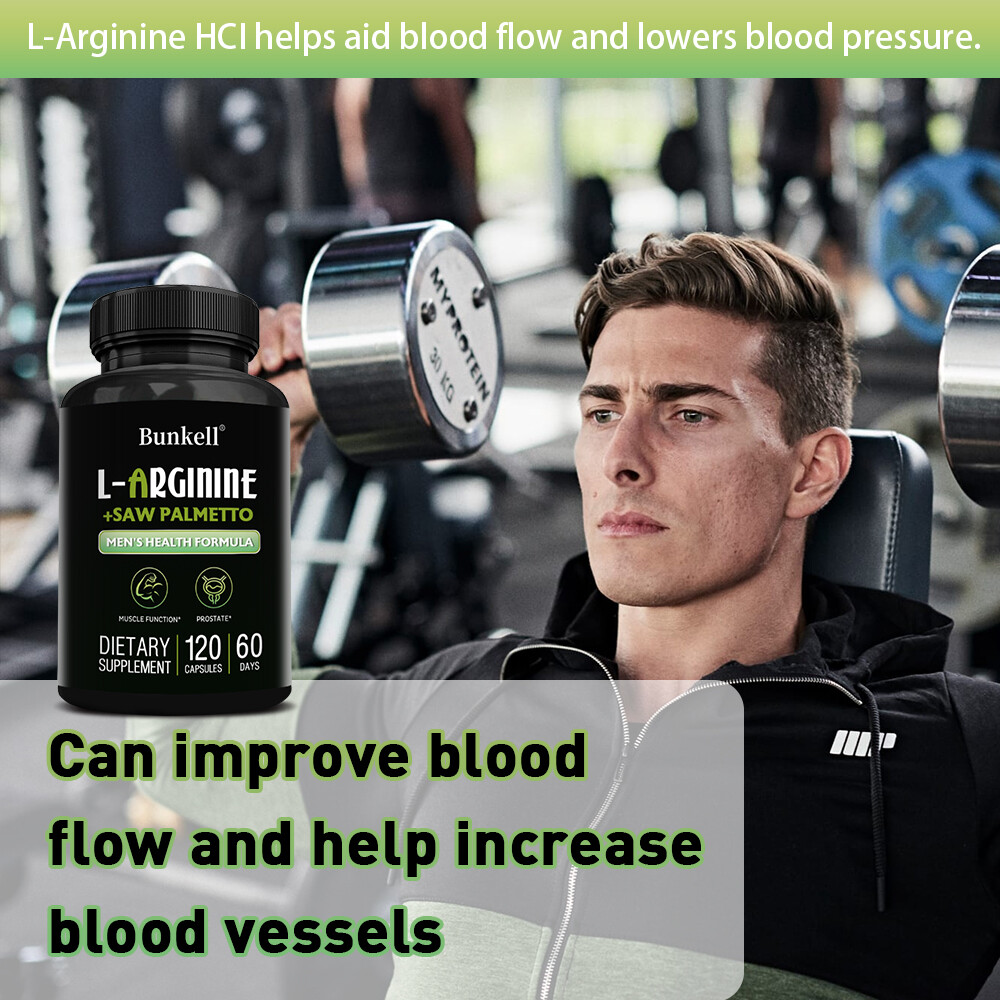 Men’s Health Formula | L Arginine & Saw Palmetto | Muscle & Prostate Support
