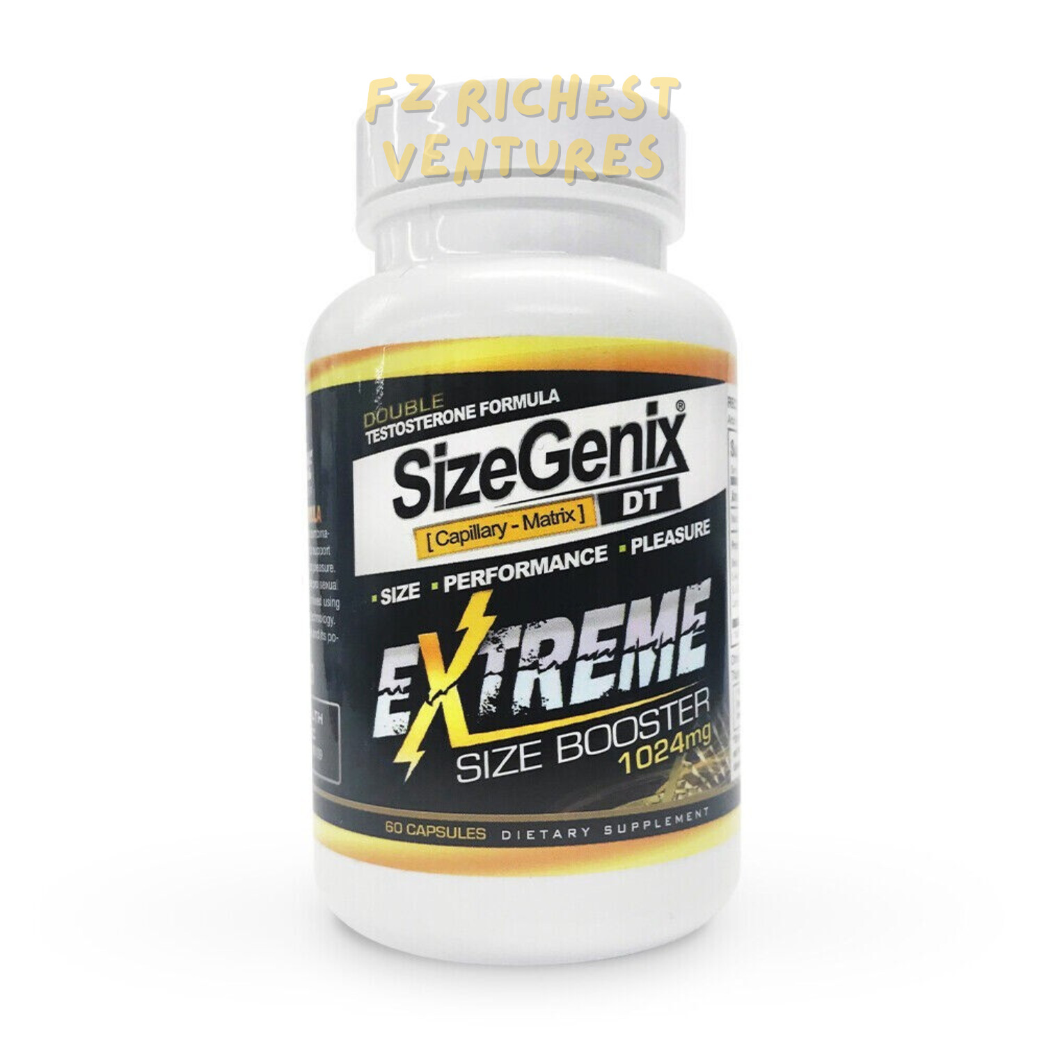 1x SizeGenix Men’s Health Supplement 1 Month Supply Boost Energy US Shipping New