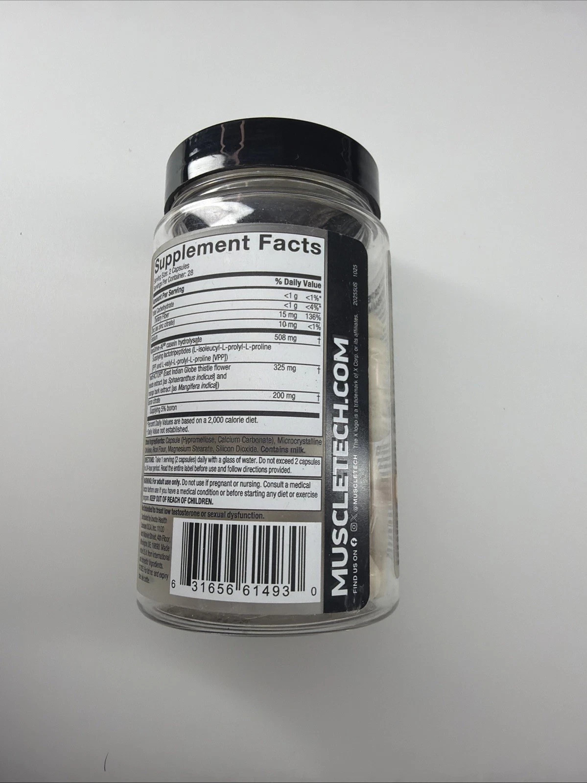 MuscleTech Test Peptide T10 56ct Capsules
