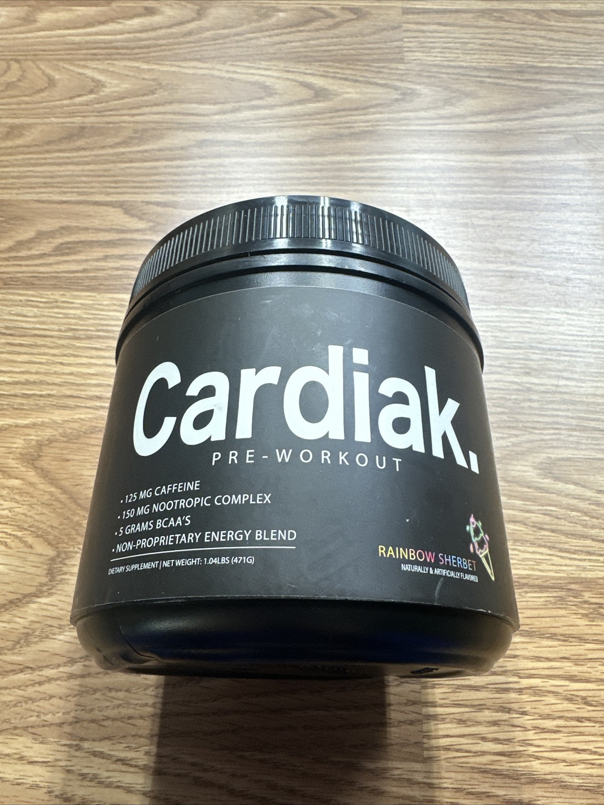 – Cardiak Pre-Workout – Rainbow Sherbet – 30 Servings