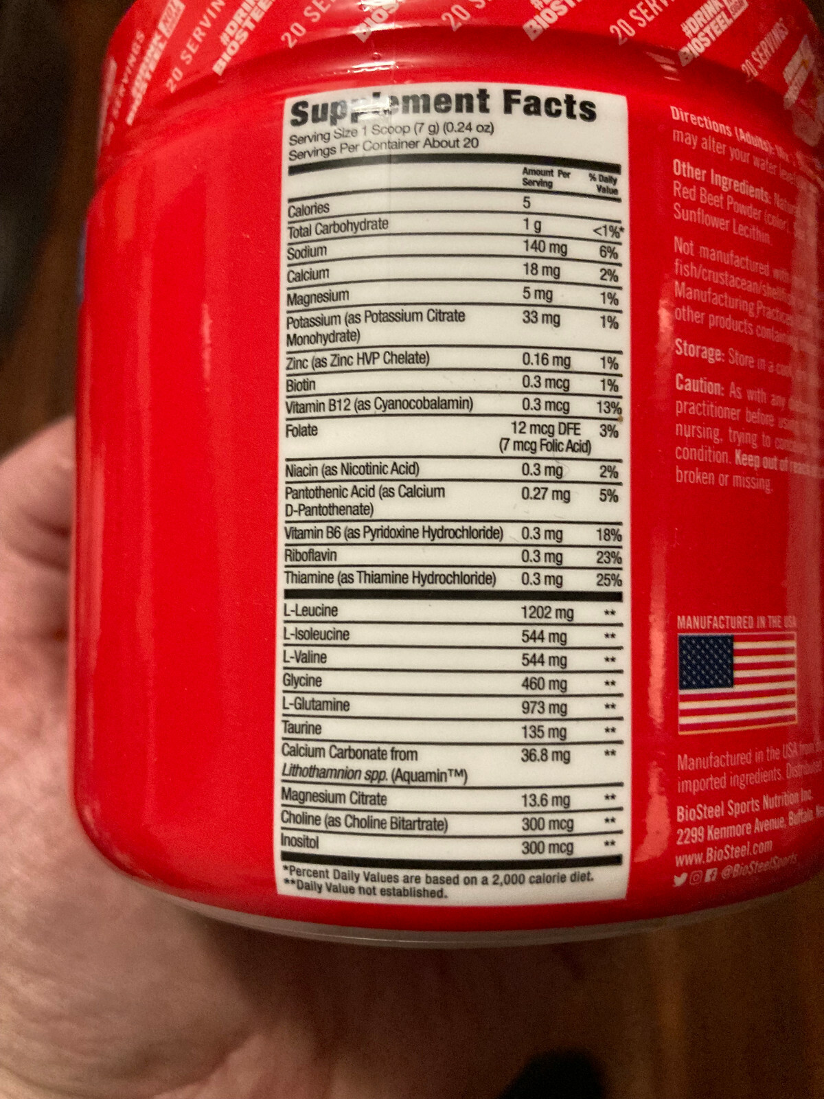 Biosteel HYDRATION MIX / Mixed Berry – 20 Servings – New