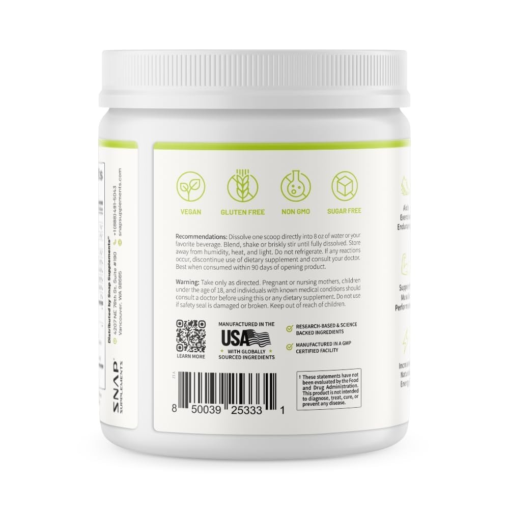 Natural Beet Root Powder – Plant-Based Pre Workout for Energy & Endurance, Nitri