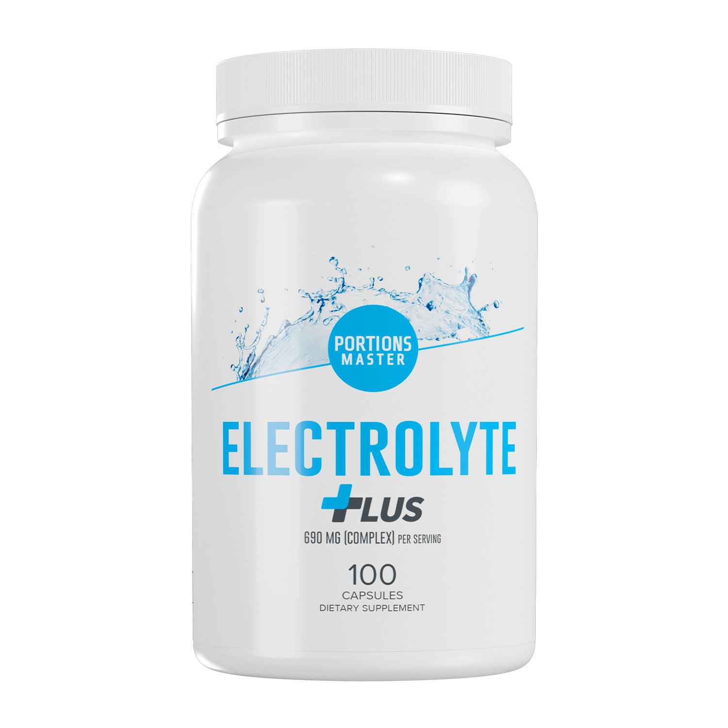 Portions Master Electrolyte Plus – 100 capsules
