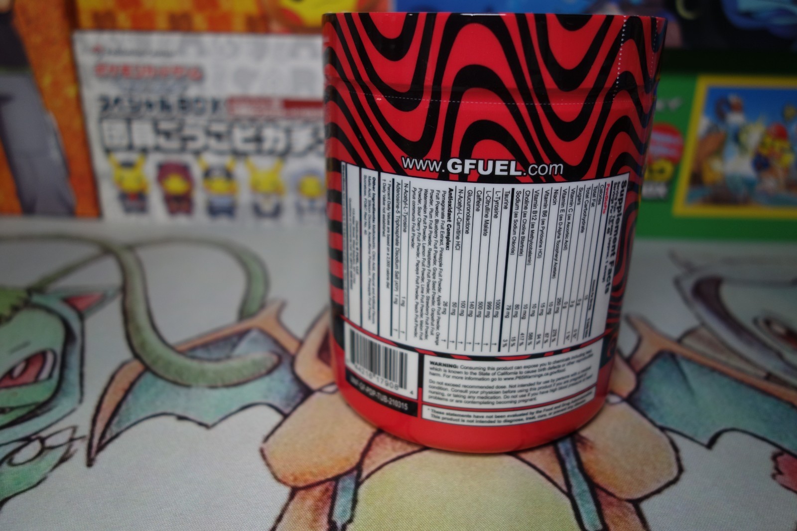 Pewdiepie Pewds Lingonberry G fuel Collector’s Box Brand New On Hand!