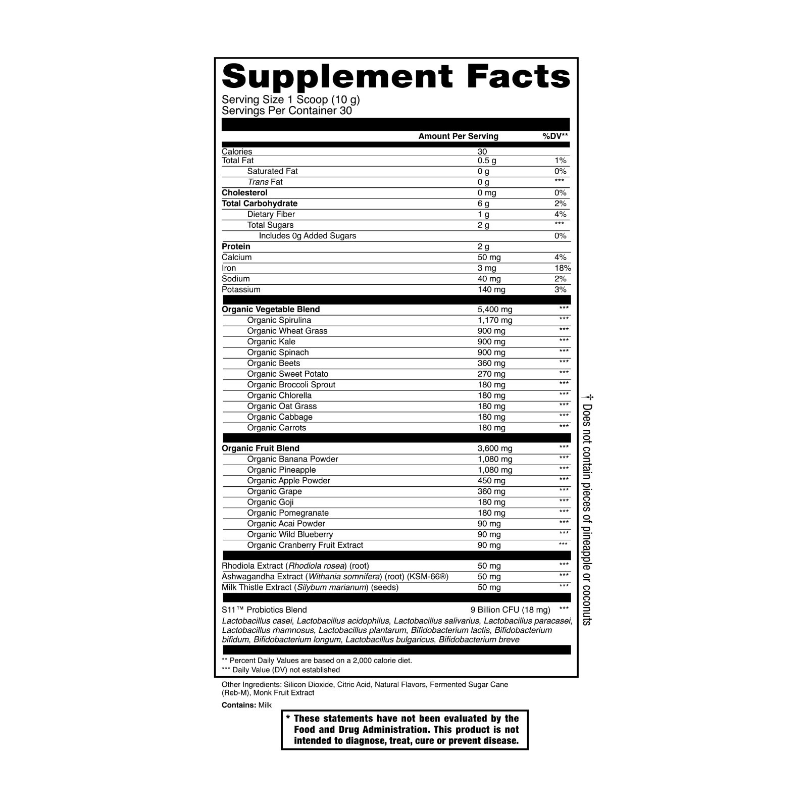 Greens & Superfood Powder + Creatine Bundle – Energy Boost, Muscle Support, Vega