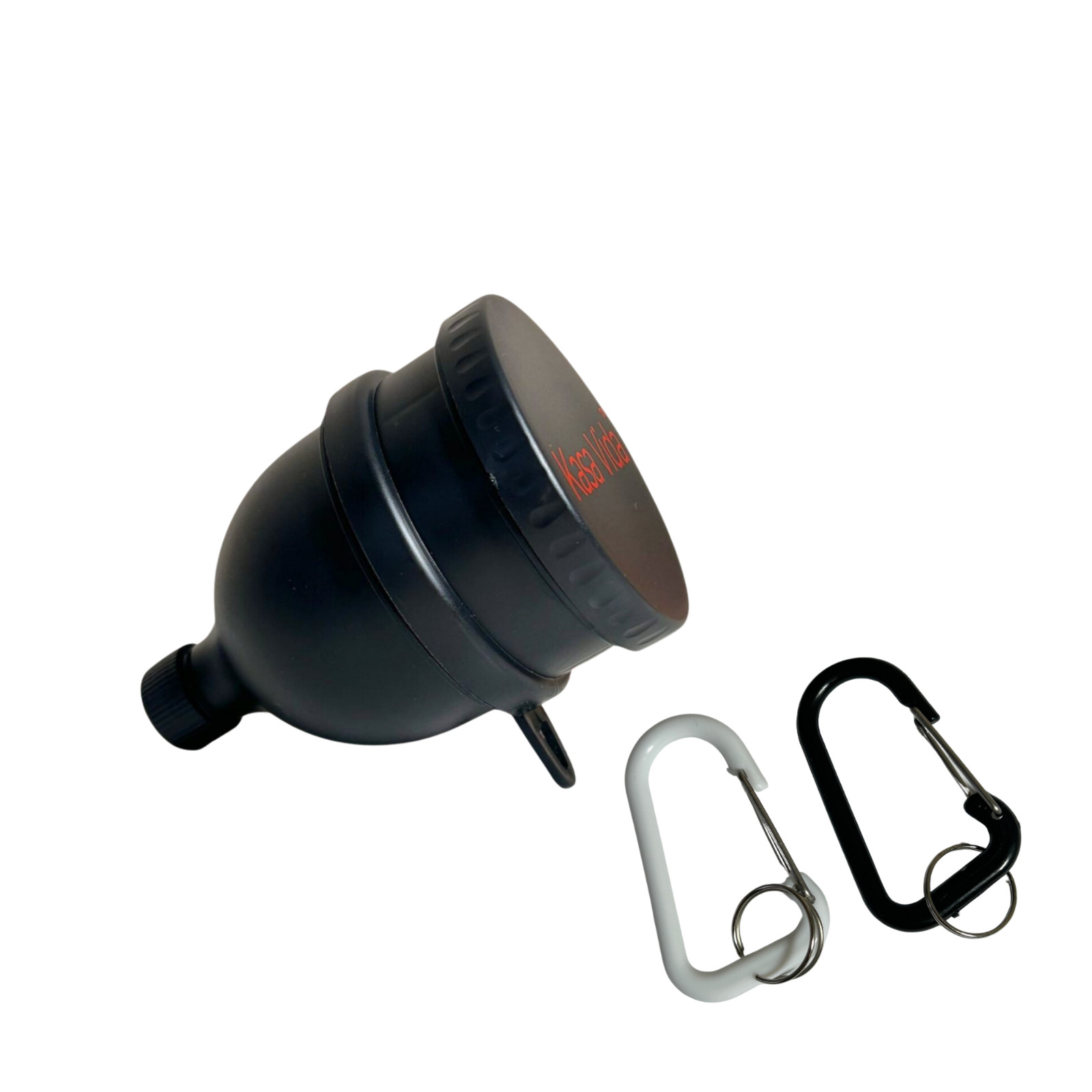 Bundle Of 2 Protein Powder Portable Funnels 2-in-1 Supplement Pill Box