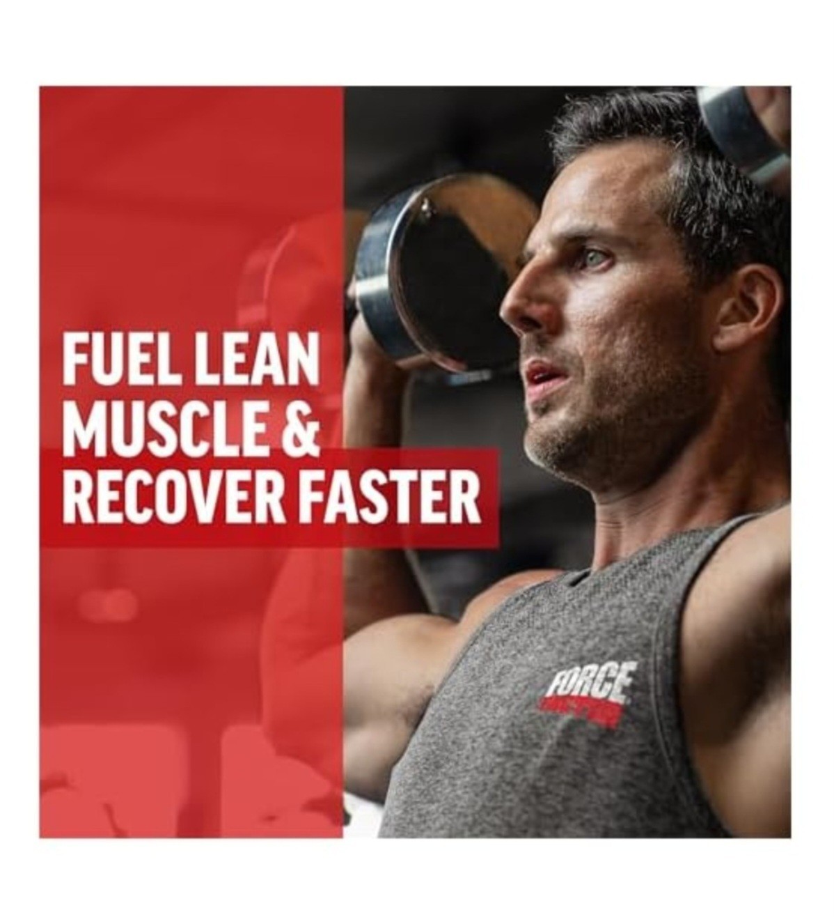 Force Factor BCAA Powder Cherry Limeade 30 Serv 7.1 oz 5g Dose