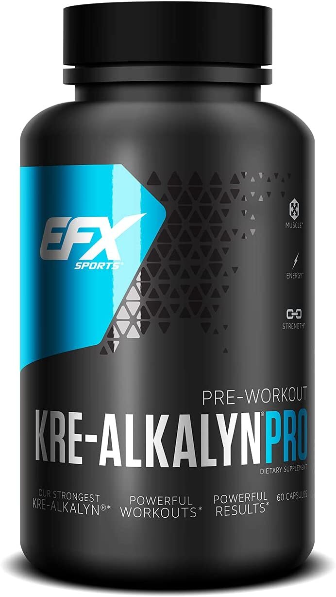 EFX Sports Kre-Alkalyn PRO – PH Creatine Monohydrate Pre Workout Supplement