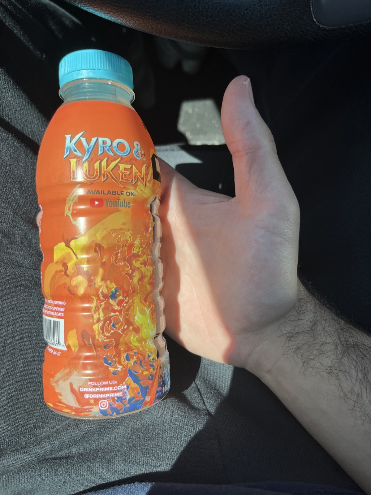 NEW LIMITED FROSTBITE FUSION PRIME HYDRATION DRINK 16.9 FL OZ KYRO & LUKEN