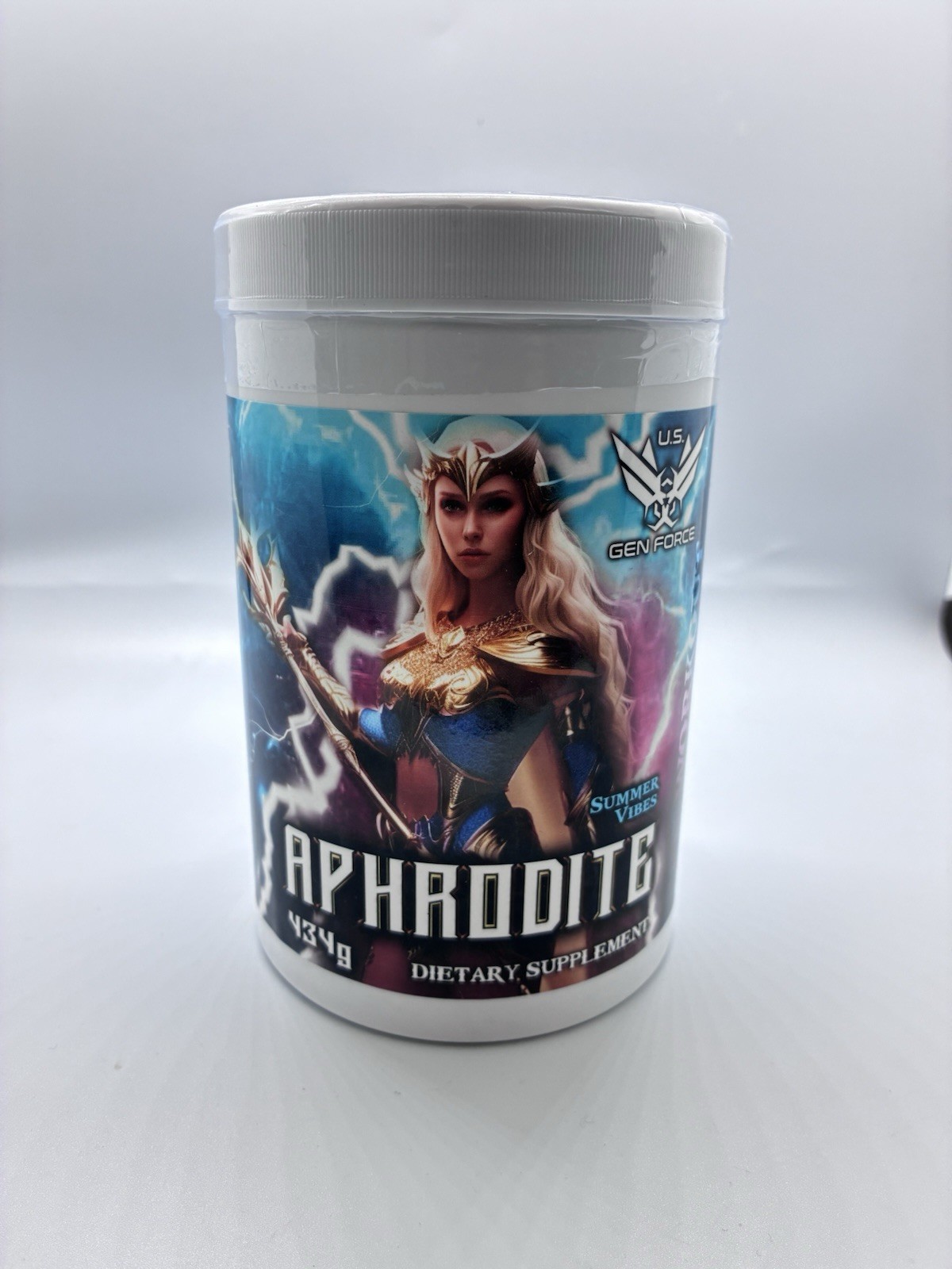 Gen Force Aphrodite Pre-Workout Powder 28 Servings High-Stim Summer Vibes
