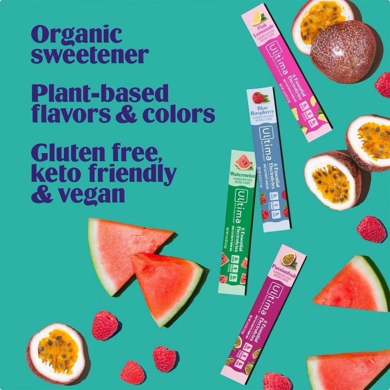 Daily Hydration Electrolyte Stick Packs – Tropical Variety Pack: Powdered Drink