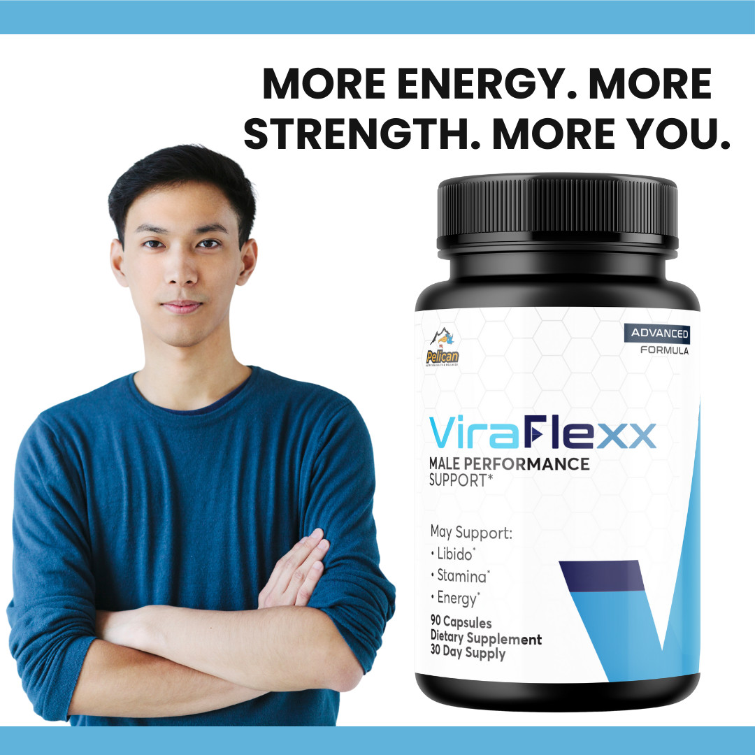 ViraFlexx- Bodybuilding & Men’s Health Support- 2 Bottles- 180 Capsules