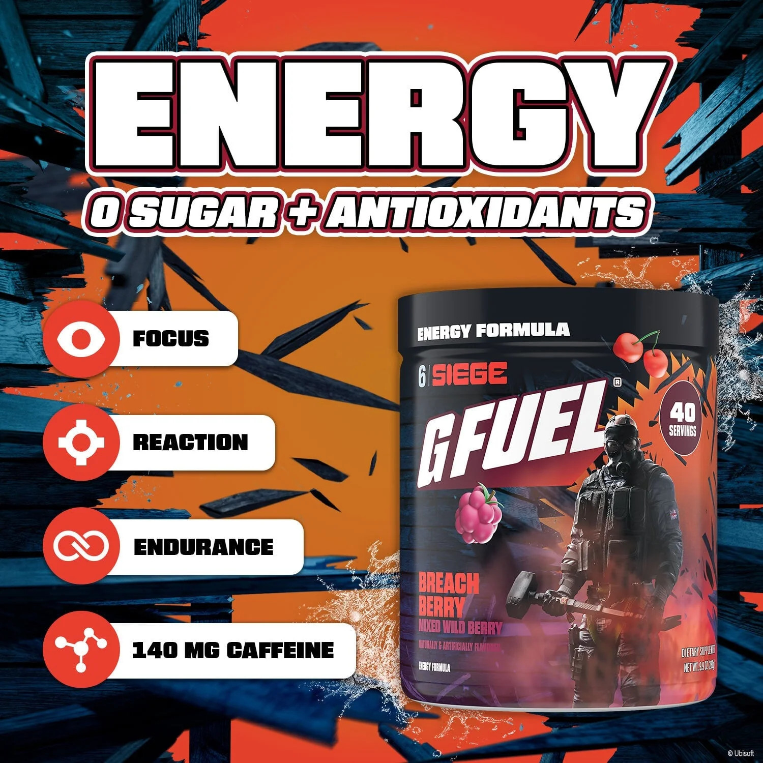 G Fuel Only Crans Collector’s Box Crandrew Plushie Figure Tub Sticker Shaker Cup