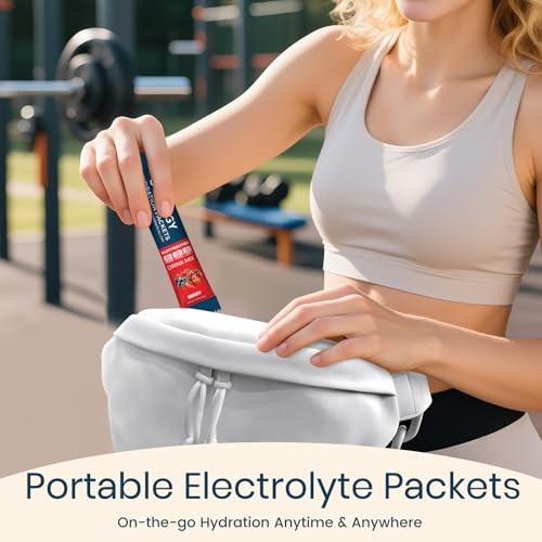 Electrolytes Powder Packets Sugar Free Hydration Packets, 7 Flavors Liquid