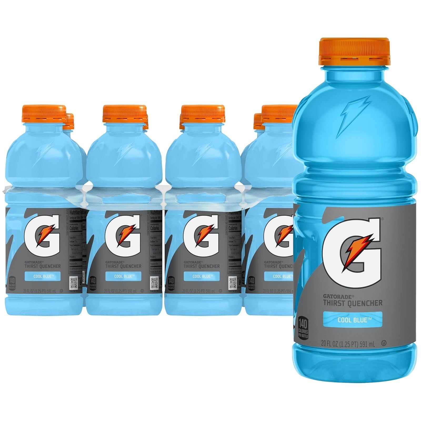 Gatorade Thirst Quencher Lemon Lime 20 Fl Oz (Pack of 8) Electrolyte Drink