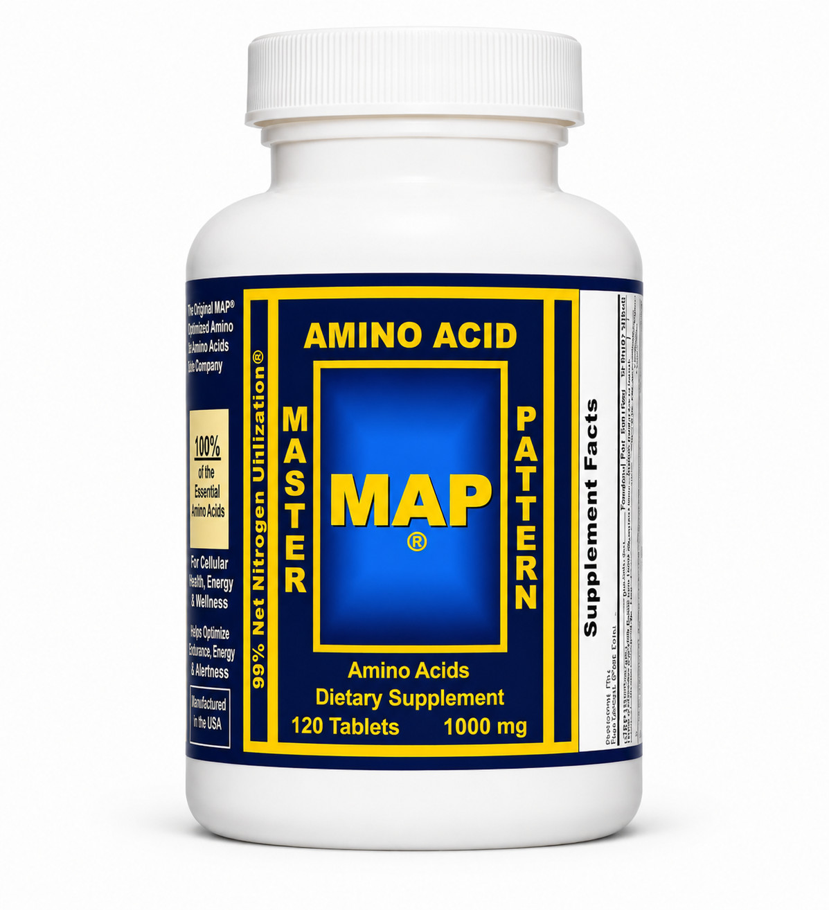 MAP Master Amino Acid Pattern 120 ct Digestive Friendly Muscle & Tissue Repair