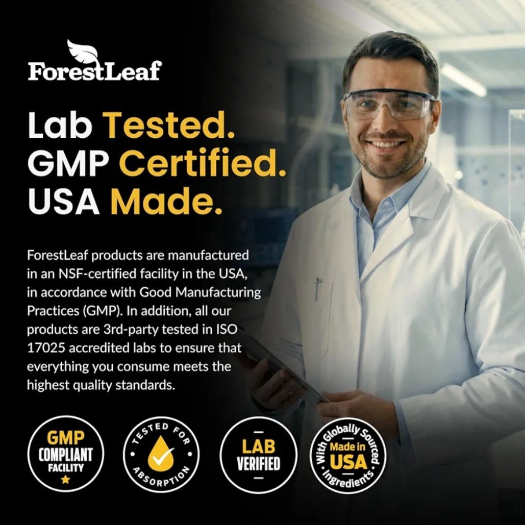ForestLeaf Micronized Creatine Monohydrate Powder 2 PACK Muscle Growth Strength