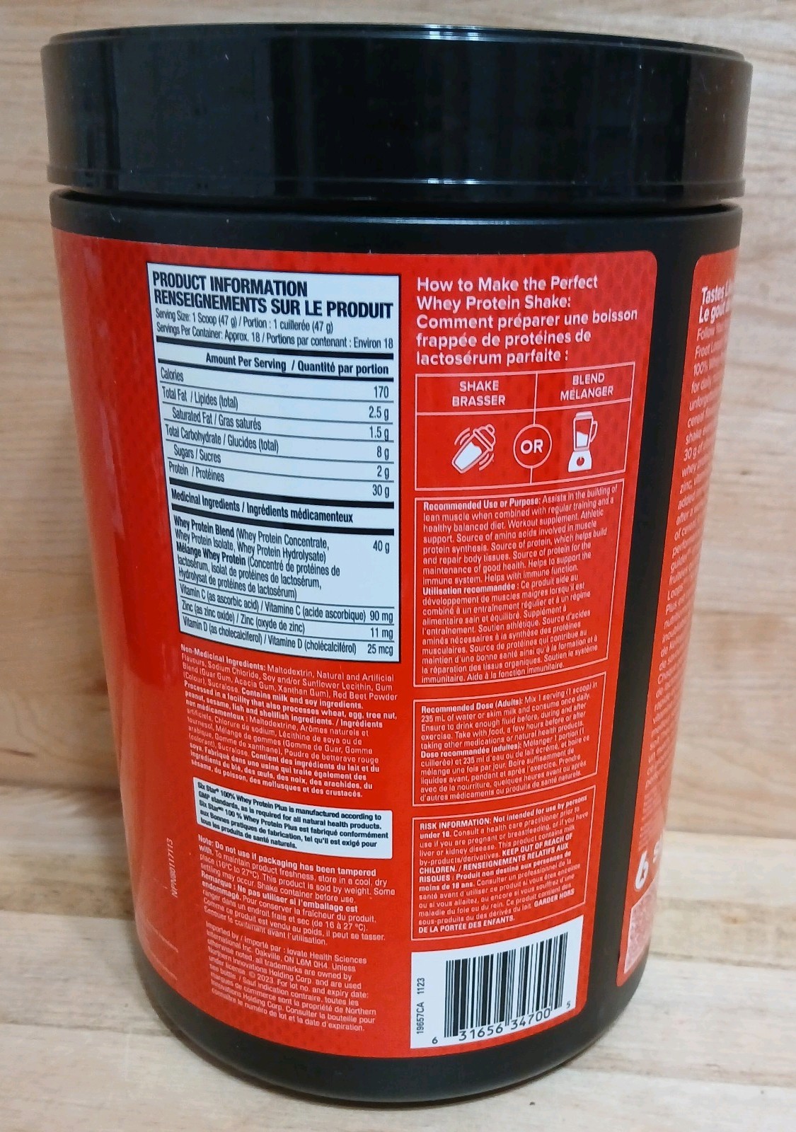 2 JUG: SIX-STAR 100% WHEY PROTEIN+[30g] SUPPORTS: Inmune/Muscles BCAAs 18serving