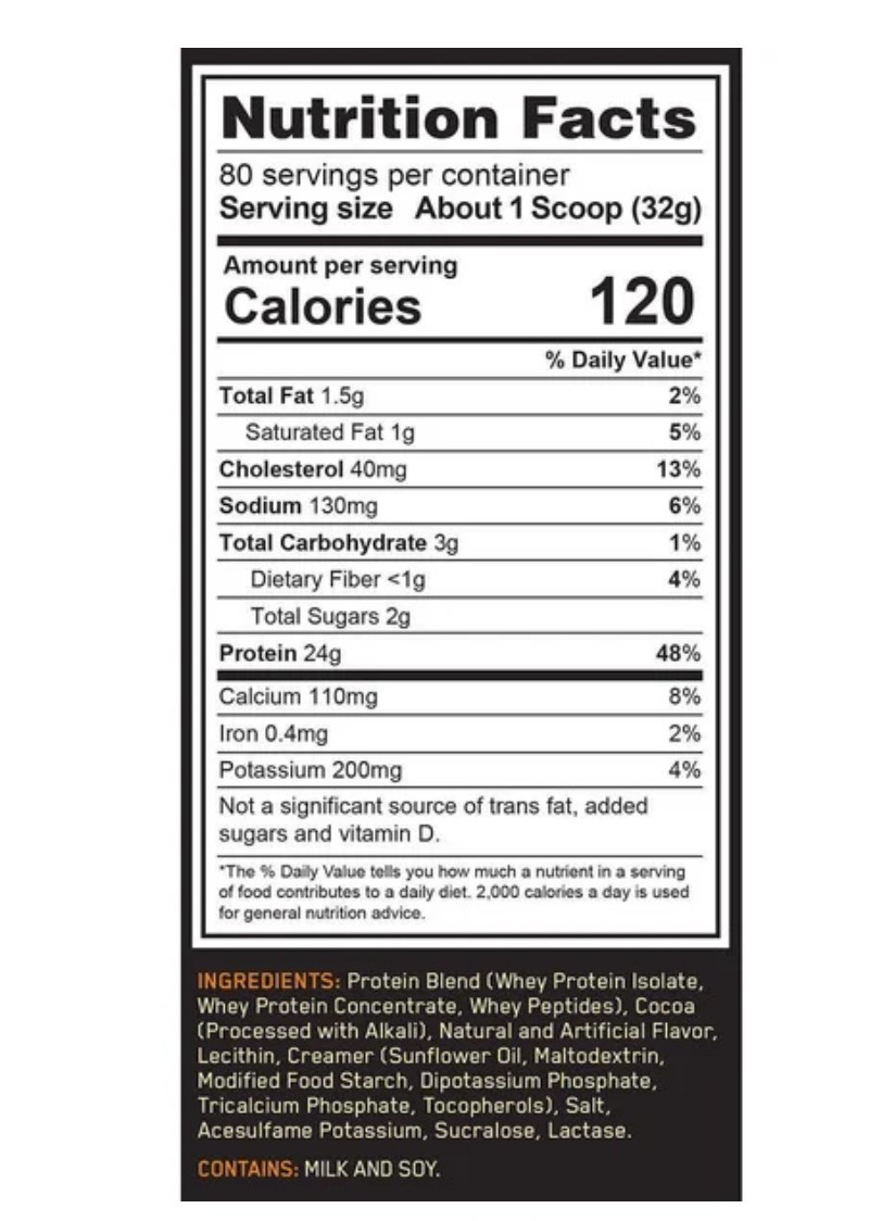 Optimum Nutrition Gold Standard 100% Whey Protein Powder Milk Chocolate 5.64 lbs