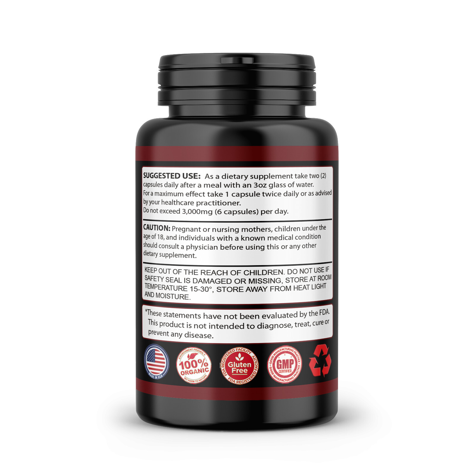 Tribulus Terrestris Test Boost, Energy, Stamina, Endurance, Muscle 3 Pack