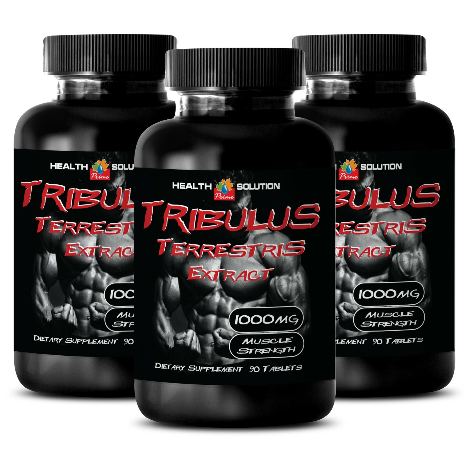 Extract – TRIBULUS TERRESTRIS 1000MG testosterone booster 3 Bottles 270 Tablets