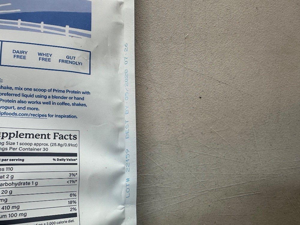 Equip Prime Protein Grass-Fed Beef Isolate Powder Strawberry 1.7 lb 30 Servings