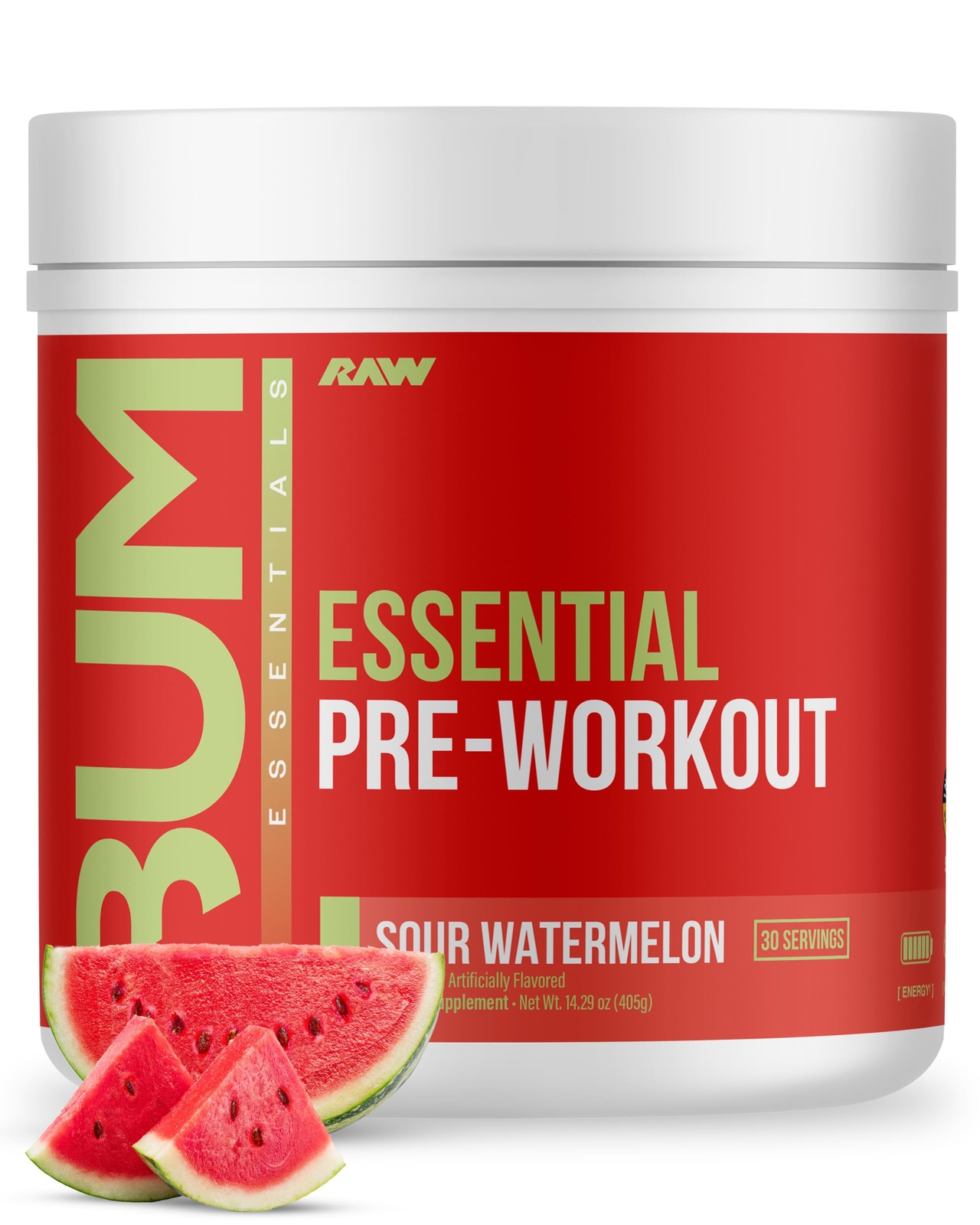 Sour Watermelon Pre Workout Supplement 30 Servings L Citrulline Beta Alanine …