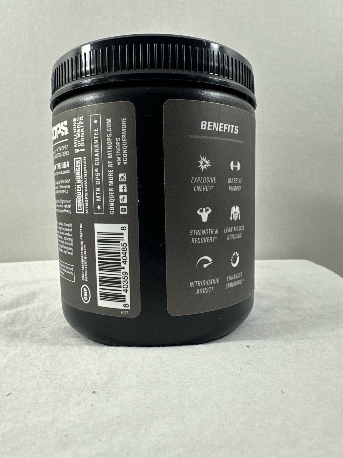 MTN OPS Yeti Pre-Workout Powder w/Creatine, 200mg Caffeine 30 Servings 08/26