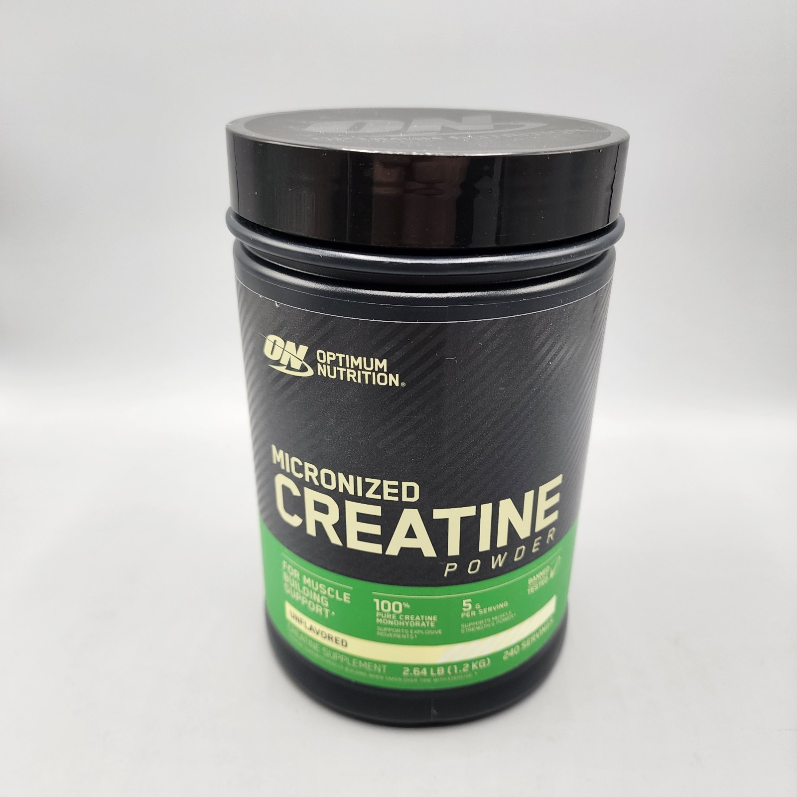 Optimum Nutrition Micronized Creatine Powder – Unflavored -240 Servings – 2.64lb
