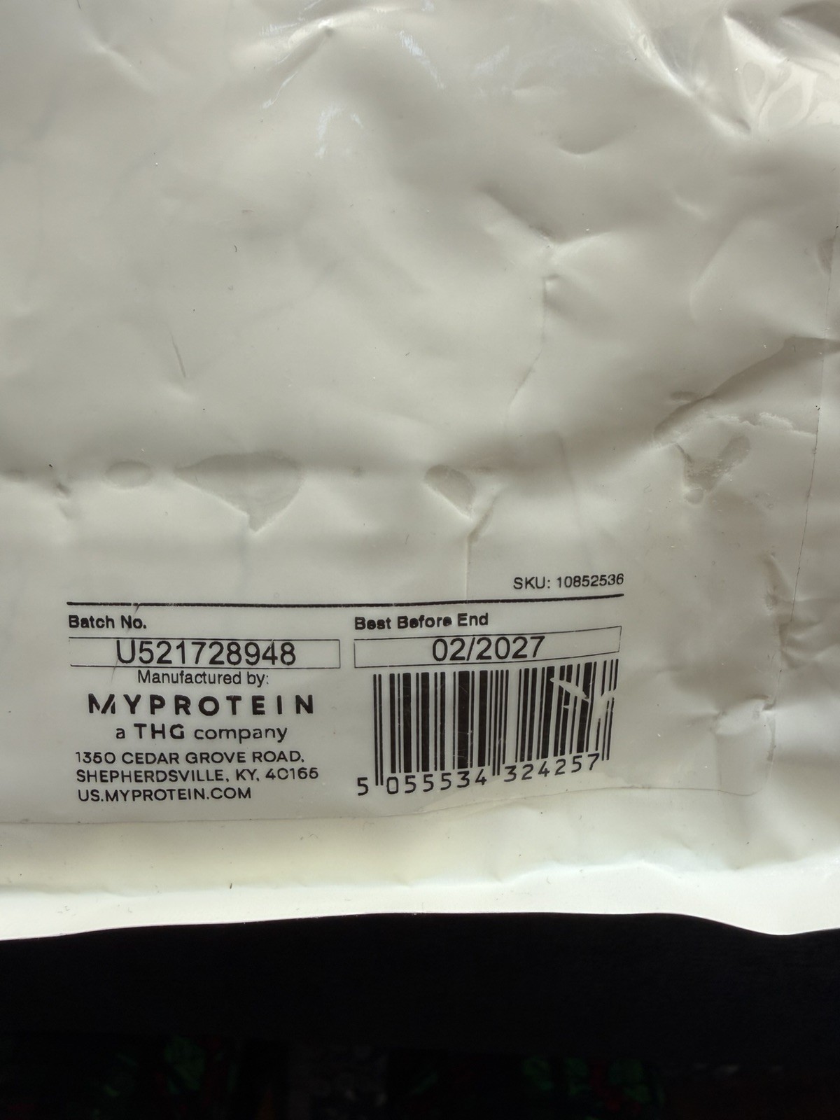 Myprotein Impact Whey Protein, 2.2 Lbs (40 Servings) Vanilla Ice Cream Flavor