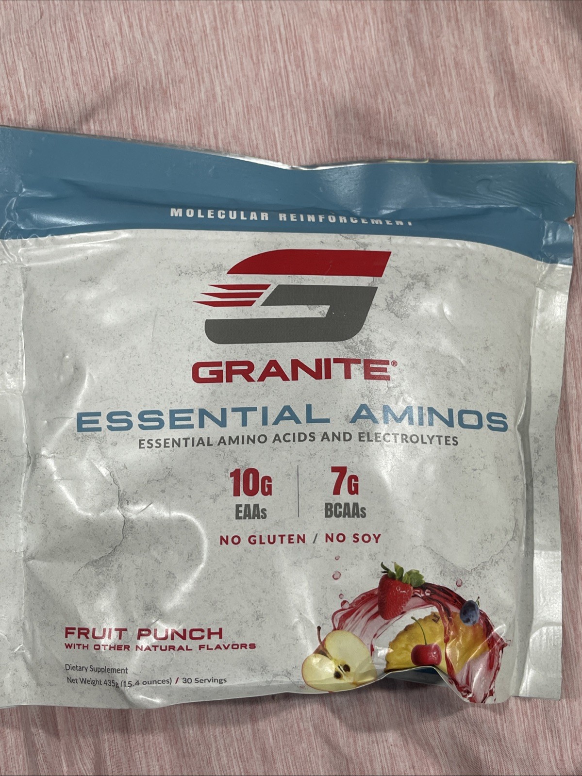 Granite Essential Amino Acids Powder for Muscle Recovery and Growth Fruit Punch