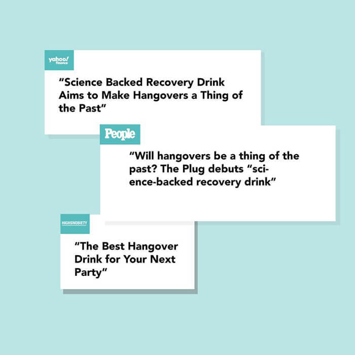 The Plug Hydration, Detox, Hangover Cure, Electrolyte Drink (6-Pack)