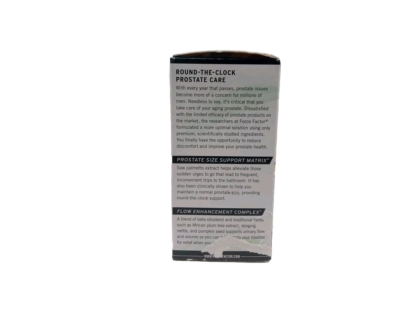 Force Factor Prostate – Prostate Support w/ Beta-Sitosterol & Saw Palmetto 02/26