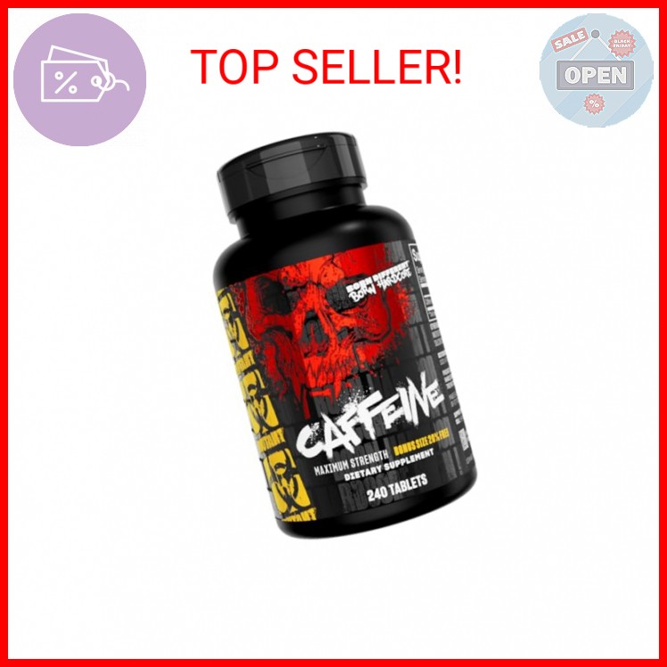 Mutant Caffeine Pills – Pharmaceutical-Grade Pure Caffeine Supplement for Boosti