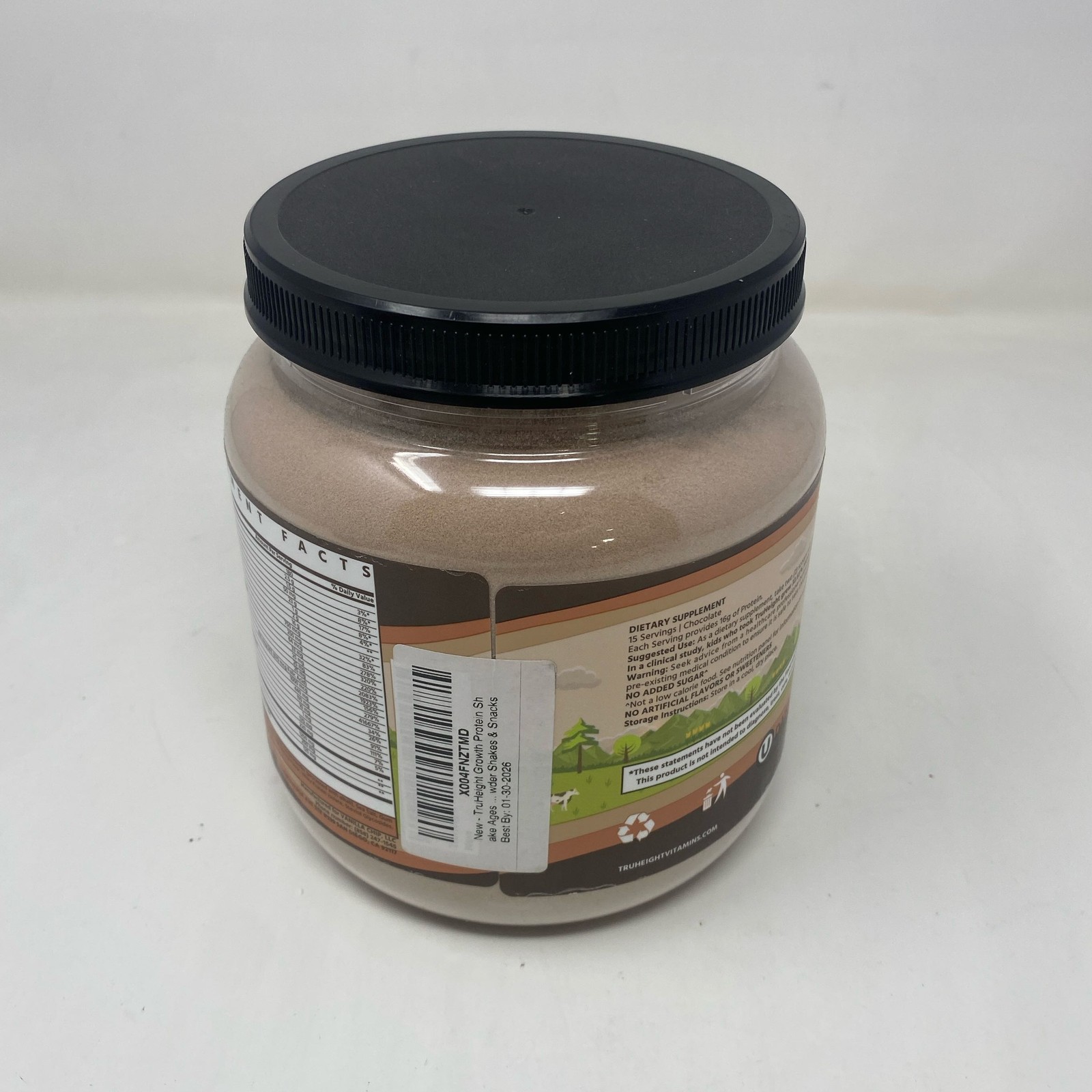 TruHeight Kids & Teens Growth Protein Shake Chocolate 1.6 lb