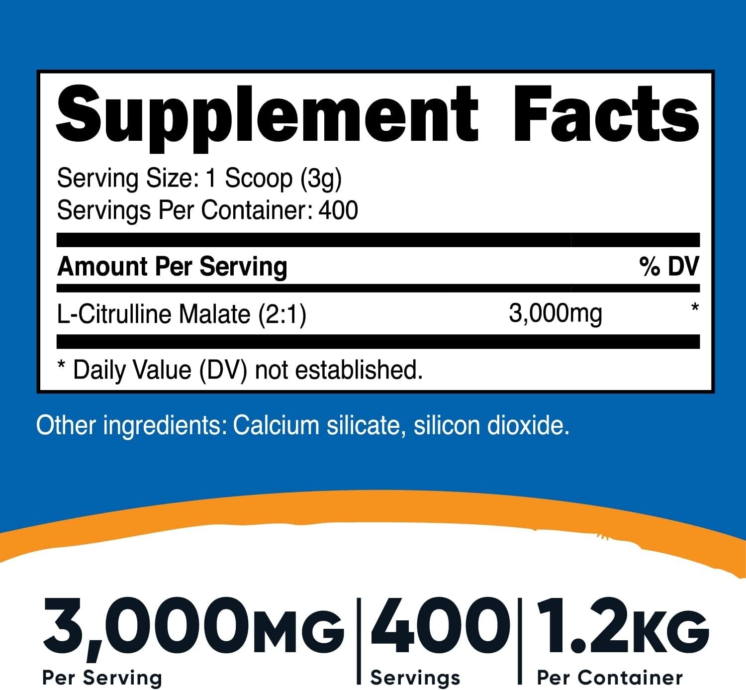 High Quality L-Citrulline Malate Powder – Energy Boost – 1.2KG + Scoop