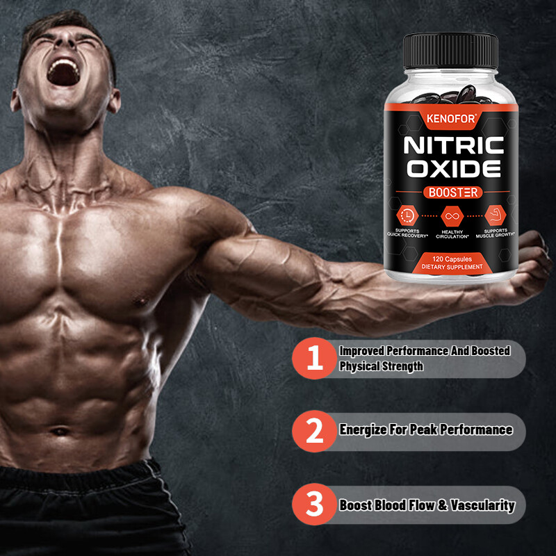 Nitric Oxide Booster w/ L-Arginin 1500mg-Muscle Pump,Endurance&Energy enhancer